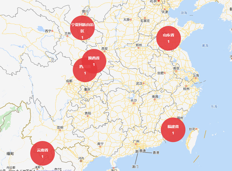 花岗岩产地分布图